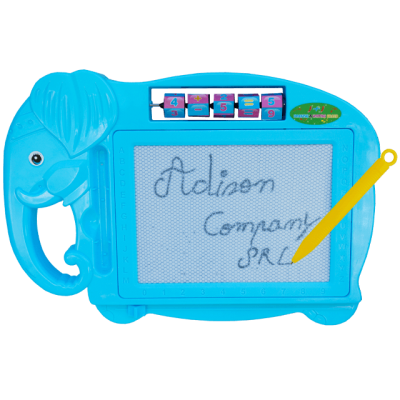 Tablita magnetica plastic elefant 31x22cm, copii scriere Adison